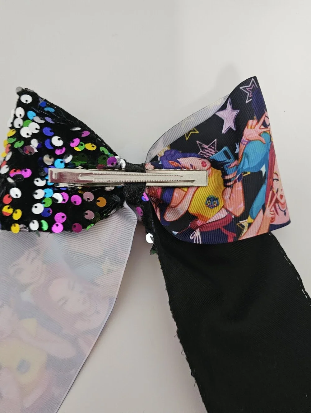 Huntrix Sequin Print Cheer Bow